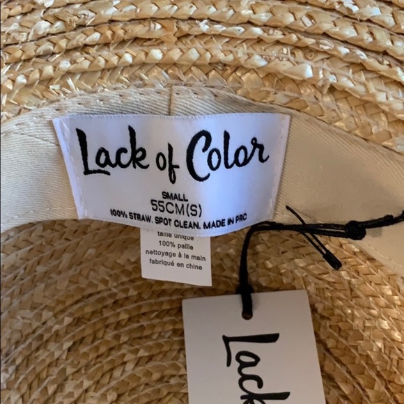 NWT Lack of Color Spencer Straw Boater Hat - Picture 7 of 7